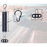 16" Dual Tender Spring Kit with 3-in-1 Air Lines Holder